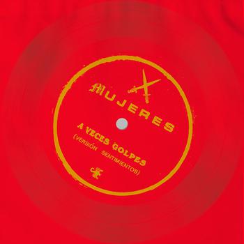 A Veces Golpe (Versión Sentimientos) Single Flexi Disc Rojo